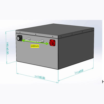acheter batterie profonde de cycle de 12V 300Ah rv pour la remorque de campeur Motorhome Underseat fabrication en ligne