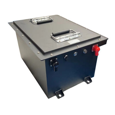 acheter Affichage à cristaux liquides et BOÎTE rechargeables RS485 d'Ion Battery With de lithium de caisse en métal du chariot de golf 48V 105Ah fabrication en ligne