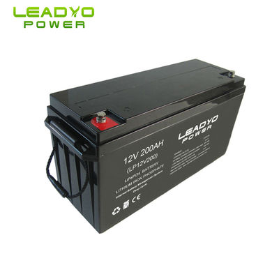 Batterie vissable de phosphate d'ion de lithium, batterie marine de cycle profond de cas d'ABS