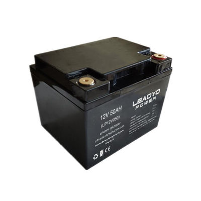 Batteries profondes rechargeables de cycle de caisse vissable, batteries au lithium de rv de 12V 50ah