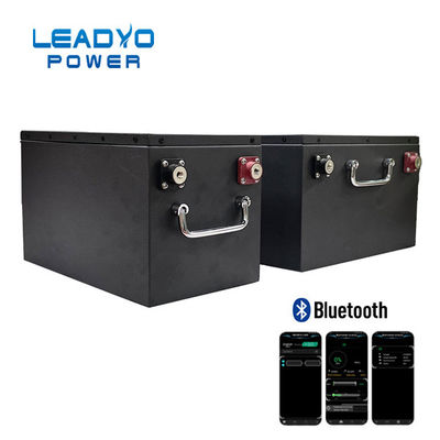 acheter Batterie 525x234x220mm du chariot de golf de Smart 36V 100Ah de voiture d'AGV Lifepo4 rechargeables fabrication en ligne