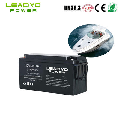 acheter Batteries profondes rechargeables de cycle de Marine Battery 12V 200Ah LiFePO4 d'ion du lithium IP66 avec l'appli futé fabrication en ligne