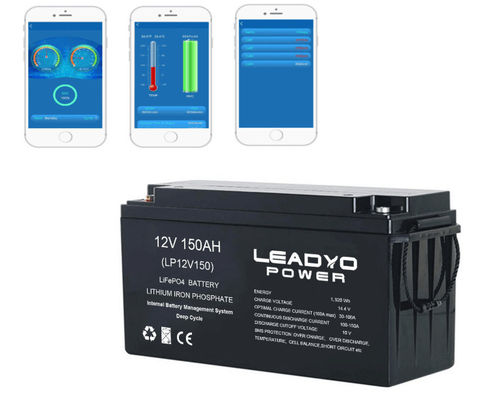 acheter Batteries profondes rechargeables du cycle LiFePO4 de Marine Battery 12v 150Ah d'ion de lithium avec l'appli de Bluetooth fabrication en ligne