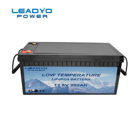Batteries rechargeables de Marine Battery 12V 200Ah LiFePO4 d'ion de lithium de basse température avec la fonction auto-chauffante