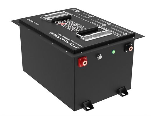 LiFePO4 Golf Cart 48V 51.2V 105Ah Piles LFP au lithium en fer avec affichage LCD LED / chargeur