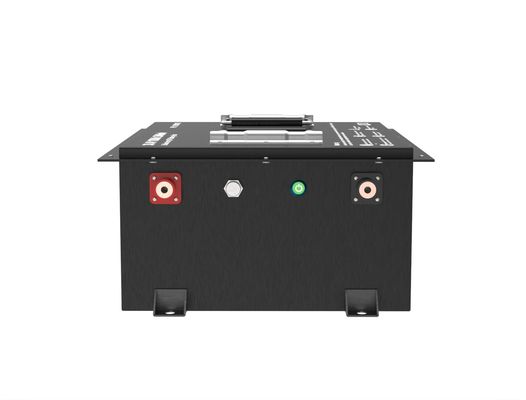 Carton de golf au lithium 36V 38.4V 100Ah LiFePO4 LFP Pack de batterie avec chargeur LCD LED