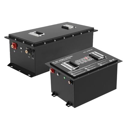 acheter Smart CANBUS RS485 LiFePO4 Golf Cart 48V 51.2V 150Ah Piles LFP au lithium en fer avec écran LCD LED / chargeur fabrication en ligne