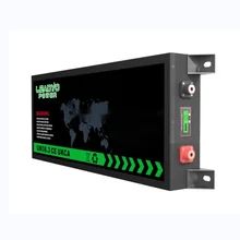 Anderson 50A*2 12V batterie au lithium-ion de ligne mince Solution d'alimentation 12V 120Ah batterie LiFePO4