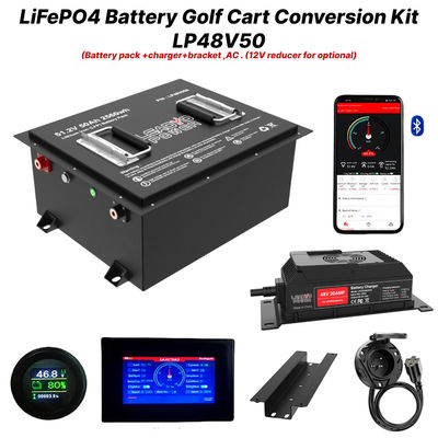 acheter 48V 50Ah 51.2V2 150Amp LiFePO4 Kit de conversion de la batterie du chariot de golf, 5 ans de garantie fabrication en ligne