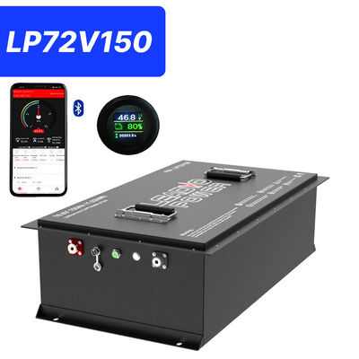 acheter 72V 150Ah 76.8V LiFePO4 Batterie pour chariot de golf W/h Bluetooth et écran LCD fabrication en ligne