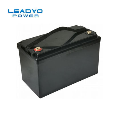 acheter Caisse d'ABS de Screwable de noir de la batterie 12V 100ah 1280Wh de Leadyo Smart BMS Lifepo 4 fabrication en ligne