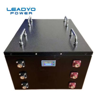 acheter Le golf de caisse en métal transportent en charrette le lithium Ion Batteries Metal Case Rechargeable de 48V 100Ah avec l'affichage à cristaux liquides fabrication en ligne