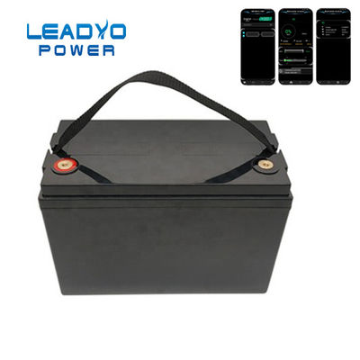 acheter batterie profonde du cycle Lifepo4 de la batterie rv de 12V 100Ah Leadyo avec l'APPLI de moniteur fabrication en ligne