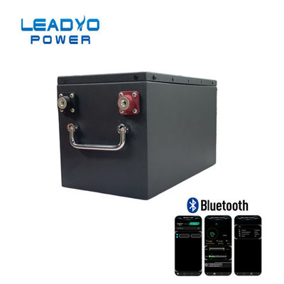 acheter Paquet profond 12V 100ah de batterie du cycle Lifepo4 de batterie au lithium de Bluetooth de caisse en métal fabrication en ligne