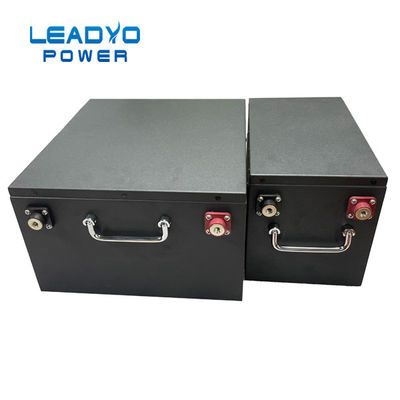 acheter caisse en métal de noir de batterie d'Ion Deep Cycle rv du lithium 12V avec BMS futé fabrication en ligne