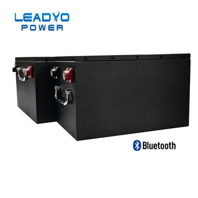 acheter Batterie 100ah Lifepo4 525x234x220mm de chariot de golf de lithium de la caisse 36V en métal fabrication en ligne