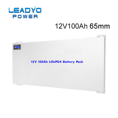 acheter La batterie profonde 12V 100Ah de cycle de lithium mince de LEADYO remplacent la batterie de caravane d'AGM fabrication en ligne