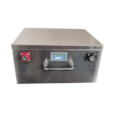 Batteries profondes en acier de cycle de Sous-Seat Lifepo4 de caisse de la batterie 12v 100Ah de loisirs d'ion de lithium pour un campeur de rv Motorhome