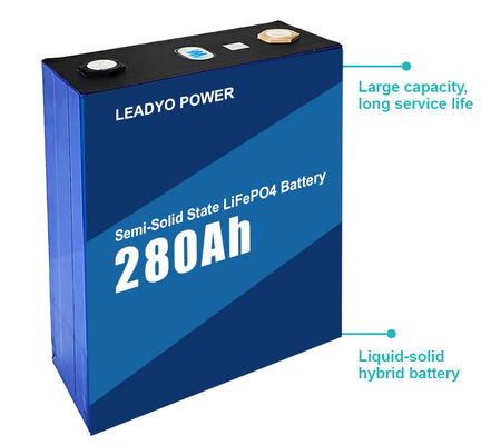 Bon prix Cellules de batteries prismatiques au lithium LiFePO4 semi-solide 3,2 V 280 Ah en ligne