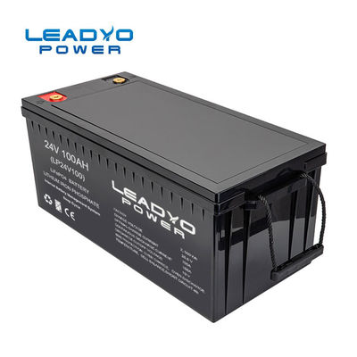 Le lithium Ion Battery LiFeP04 de Bluetooth 24V 100ah imperméabilisent pour des yachts de bateau d'E