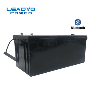 Batterie profonde de Marine Battery 24V 200Ah LiFePO4 de cycle de lithium de LEADYO Bluetooth